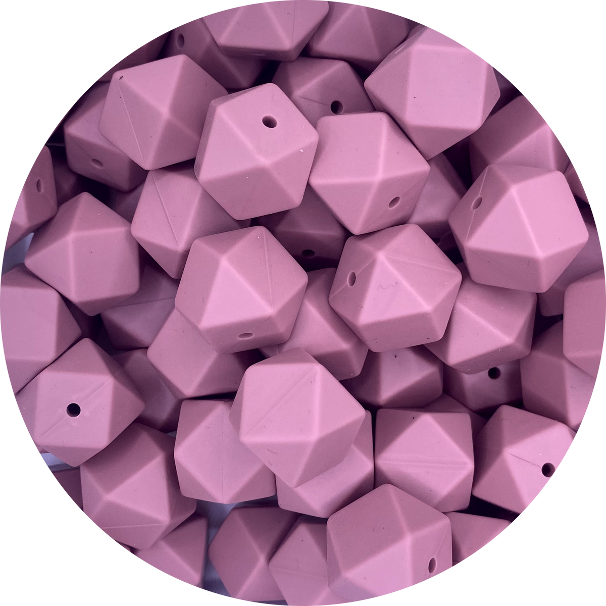 Vintage Rose-17mm-Hexagon-10Pack (Copy)